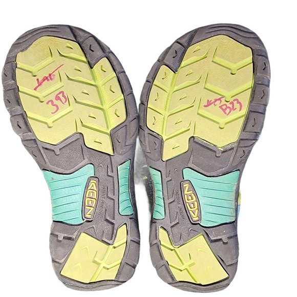 Keen Newport H2 Waterproof Hiking Sandals Blue/ Green Youth Size 3 - 1006545 - Picture 9 of 9